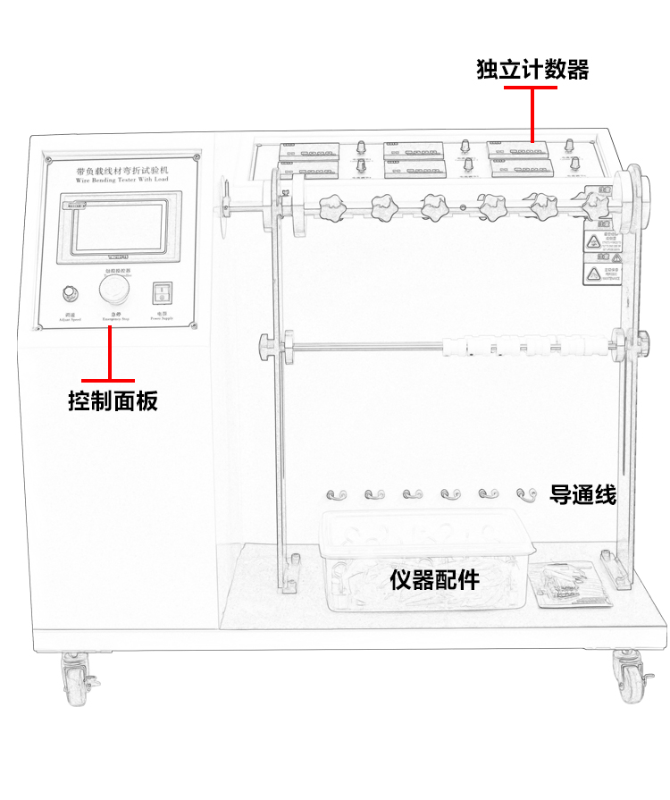 電源線彎曲試驗(yàn)機(jī) 電源線彎曲試驗(yàn)機(jī)